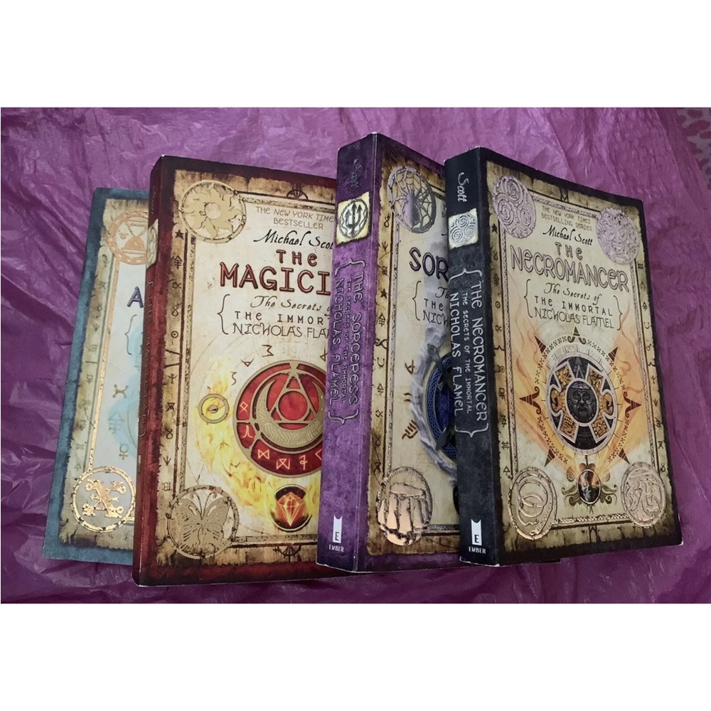 The Secrets of the Immortal Nicholas Flamel by Michael Scott, Four Books